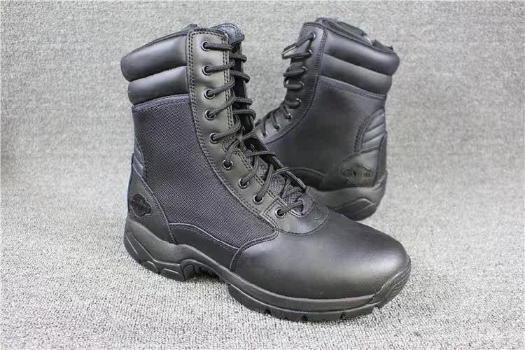 Boots militaires pour homme en cuir - Ref 1396893 Image 13