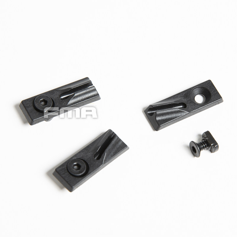 FMA Nylon/Metallschiene Kabel-Organizer Schalter Kabelclip für Taschenlampe PEQ Gehäuse TB1427 Schwarz – Detail 3