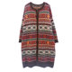2023 ດູໃບໄມ້ລົ່ນ Retro ວັນນະຄະດີ Knitted Cardigan Round Neck Single Breasted Loose Cotton Mid-Length Sweater Jacket for Women