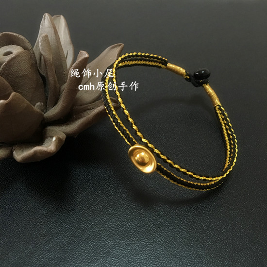 [Fix show] ban đầu handmade phong cách mùa hè phong cách dân tộc handmade đỏ dây đeo tay nam và nữ trang sức vòng chân vật liệu gói - Vòng chân vòng chân nam
