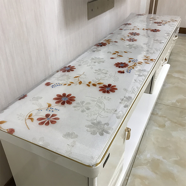 khăn trải bàn PVC bảng không thấm nước miếng đệm cao su giày bàn cạnh giường cà phê bảng mat thảm khăn trải bàn tinh tủ TV tấm - Khăn trải bàn khăn trải bàn để dưới kính