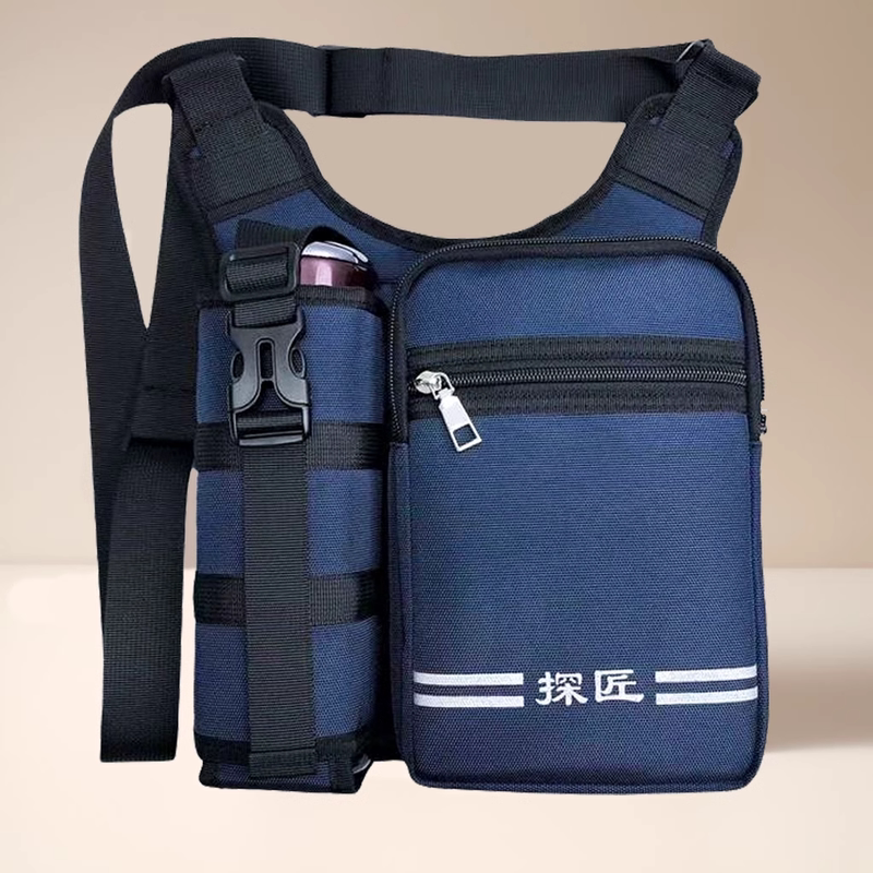 Fashionable Men's Bag, Shoulder Bag, Crossbody Bag, Sports Waterproof Oxford Cloth Men's Bag, Water Bottle Bag, Travel Bag, Small Backpack