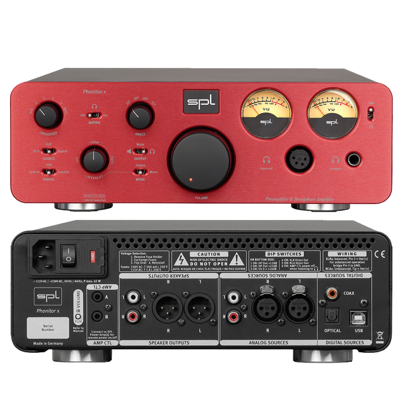 German SPL Phongitor X quad-core balanced hair burning grade HIFI high fidelity music headphone amplifier