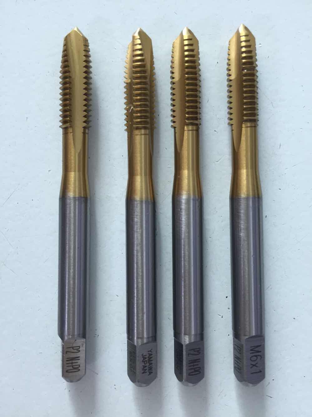 Japan YAMAWA titanium-plated tip tap M4 M6 M7 M8 X0 5 X0 7 X0 75 X1 X1 25