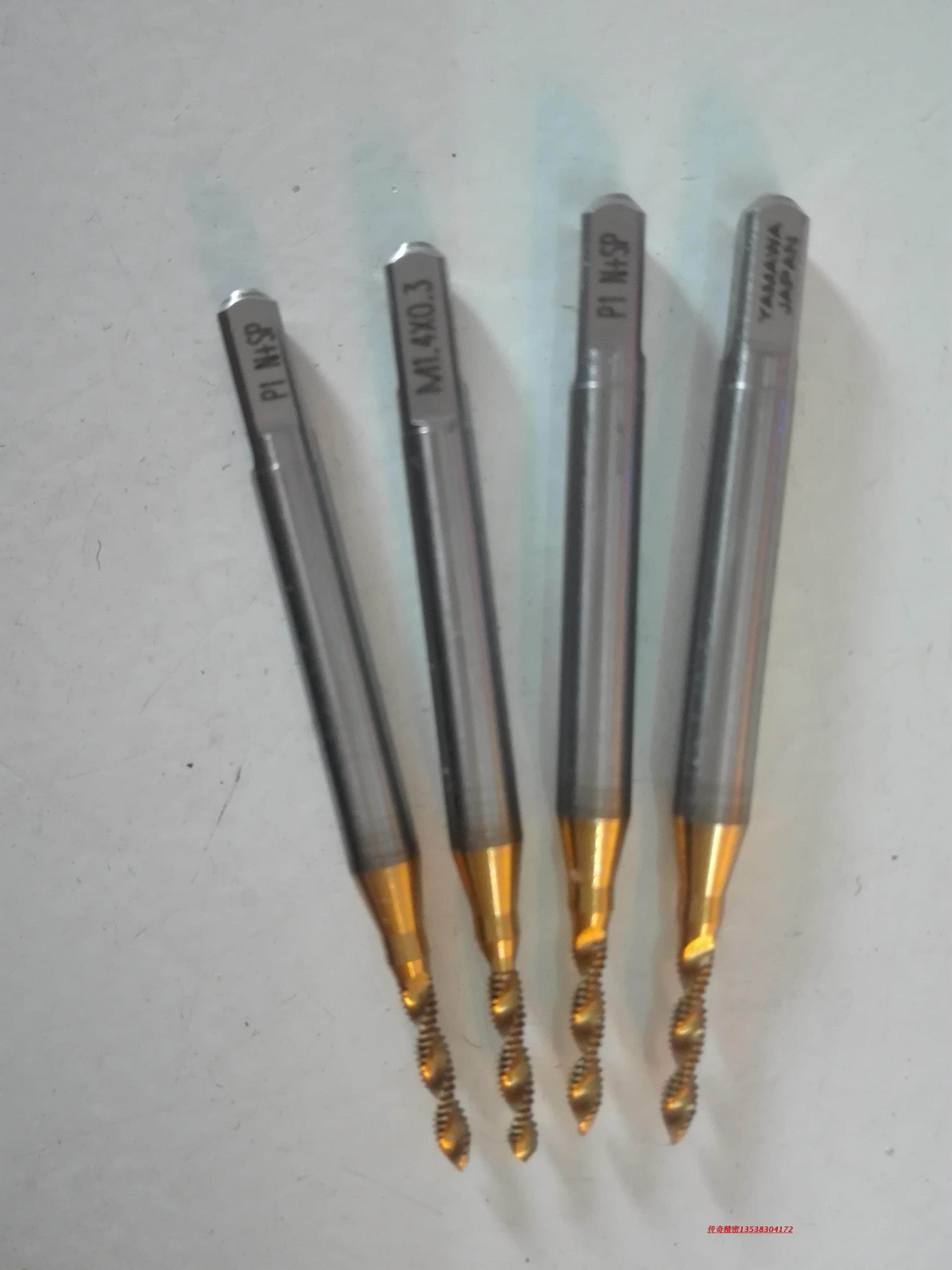 Japan YAMAWA titanium-plated screw tap M1 4X0 3 M2 5X0 45 for cutting stainless steel M8X1 25 - Taobao