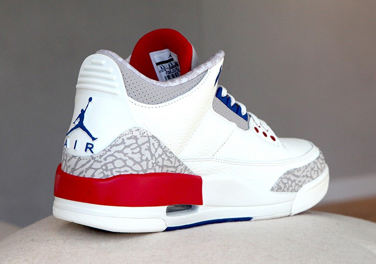 AIR JORDAN 3 Trò chơi từ thiện Giày bóng rổ AJ3 Ngày độc lập của đội Mỹ 136064-140 giày thể thao chính hãng