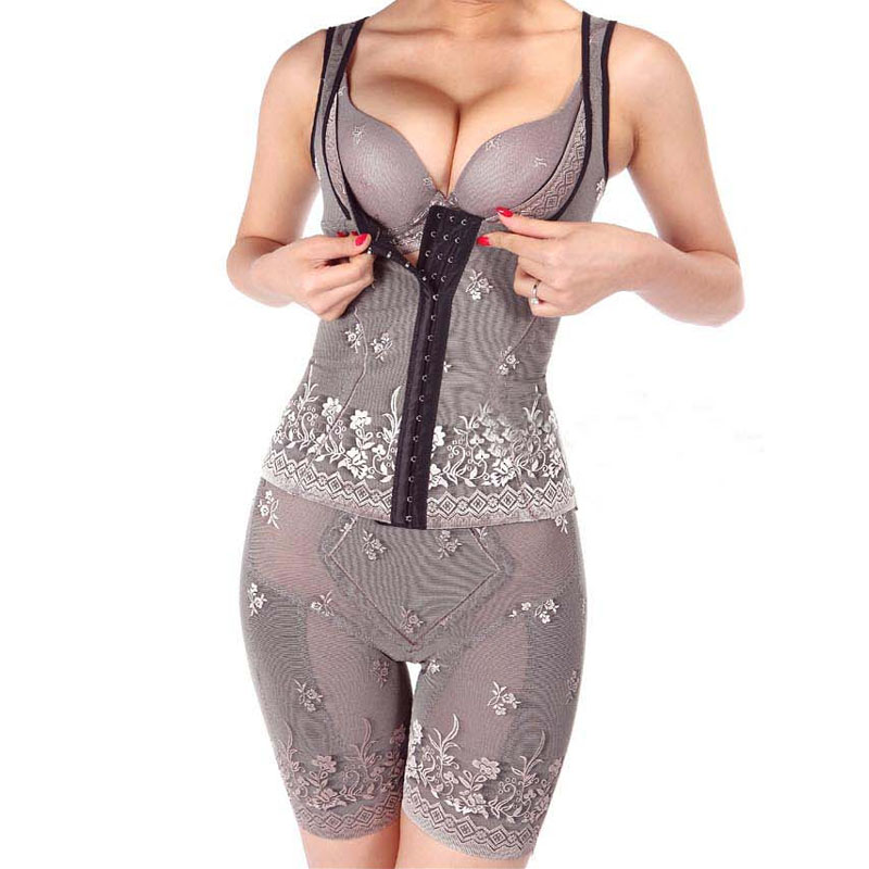 Thoải mái thoáng khí corset chia phù hợp với eo cao bụng bụng sau sinh định hình corset cơ thể váy bó đùi nữ áo lót nam