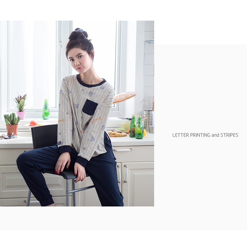 Pyjama mixte en Coton à manches longues - Ref 3005585 Image 12