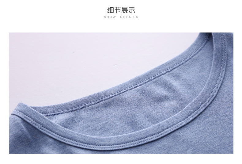 Bộ đồ ngủ Jing Yun nữ mùa thu cotton dài tay phiên bản Hàn Quốc của dịch vụ mặc nhà nữ đơn giản có thể mặc set đồ rộng chân cho nhà. đồ bộ mặc nhà đẹp