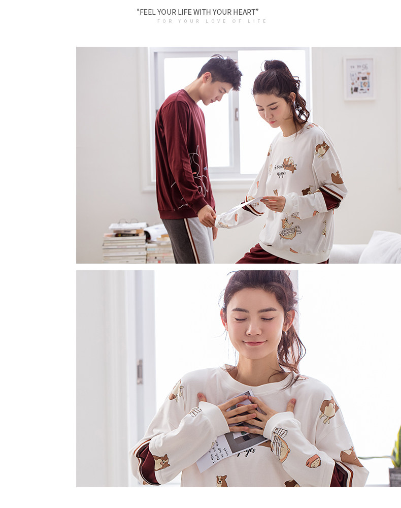 Pyjama mixte en Coton à manches longues - Ref 3005637 Image 14