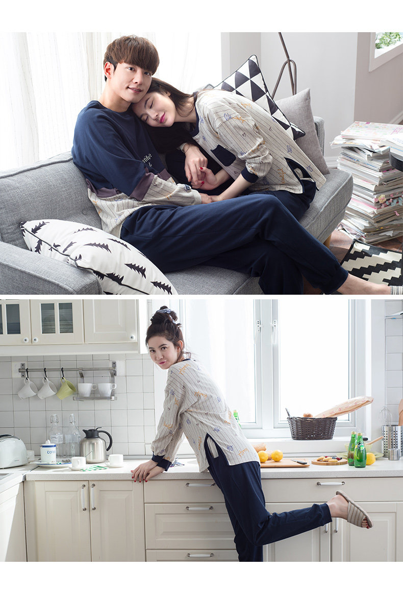 Pyjama mixte en Coton à manches longues - Ref 3005585 Image 13