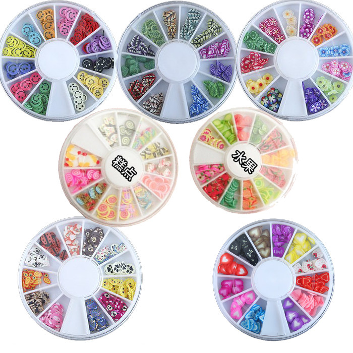 Bei Xiaotao Soft pottery fruit slices Nail patch materials Clay food toys decorations DIY accessories