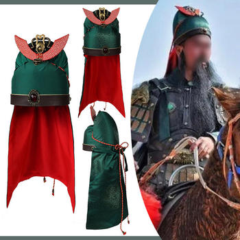 Guanyuan's Same Style Performance Hat, Guan Yunchang's Same Style Guan Gong Hat, Three Kingdoms Drama Hat, Film and Television Costume Stage Props