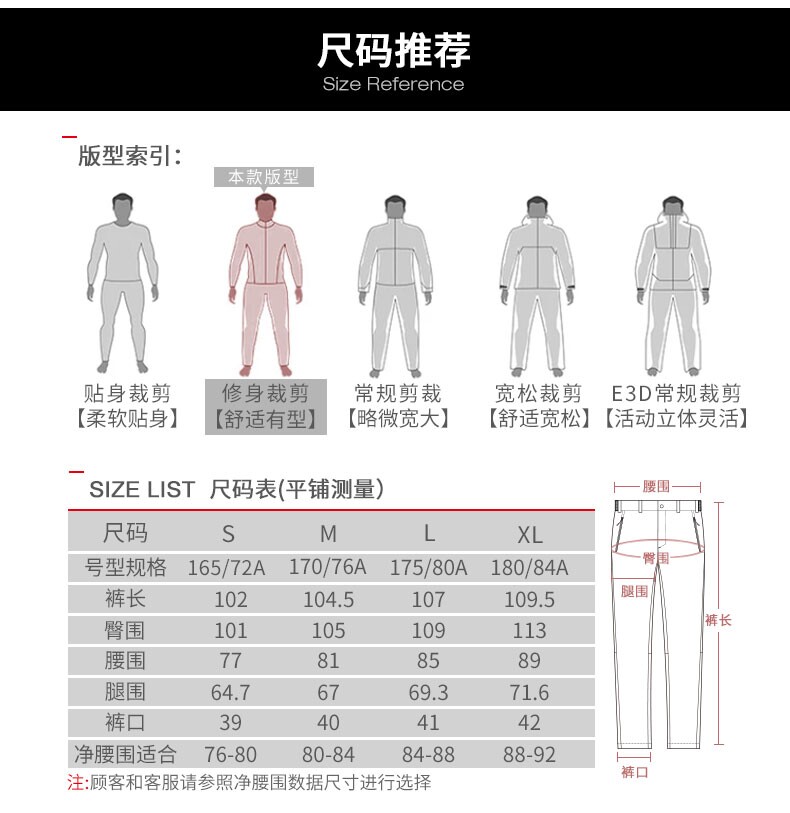 三夫 Sanfo Plus 男士户外商务软壳裤 美国杜邦防水涂层 图14