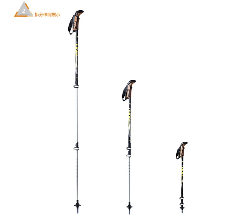 Đức LEKI Khumbu du lịch ngoài trời đi bộ đường dài cầm tay đi bộ leo núi KT6362025 - Gậy / gậy