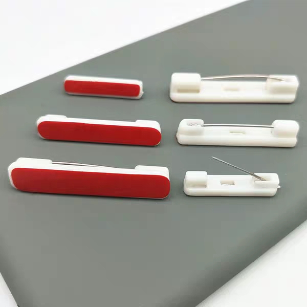 Black plastic pin brooch Safety pin Flat bottom can be affixed to the number plate pin brooch diy pin accessories