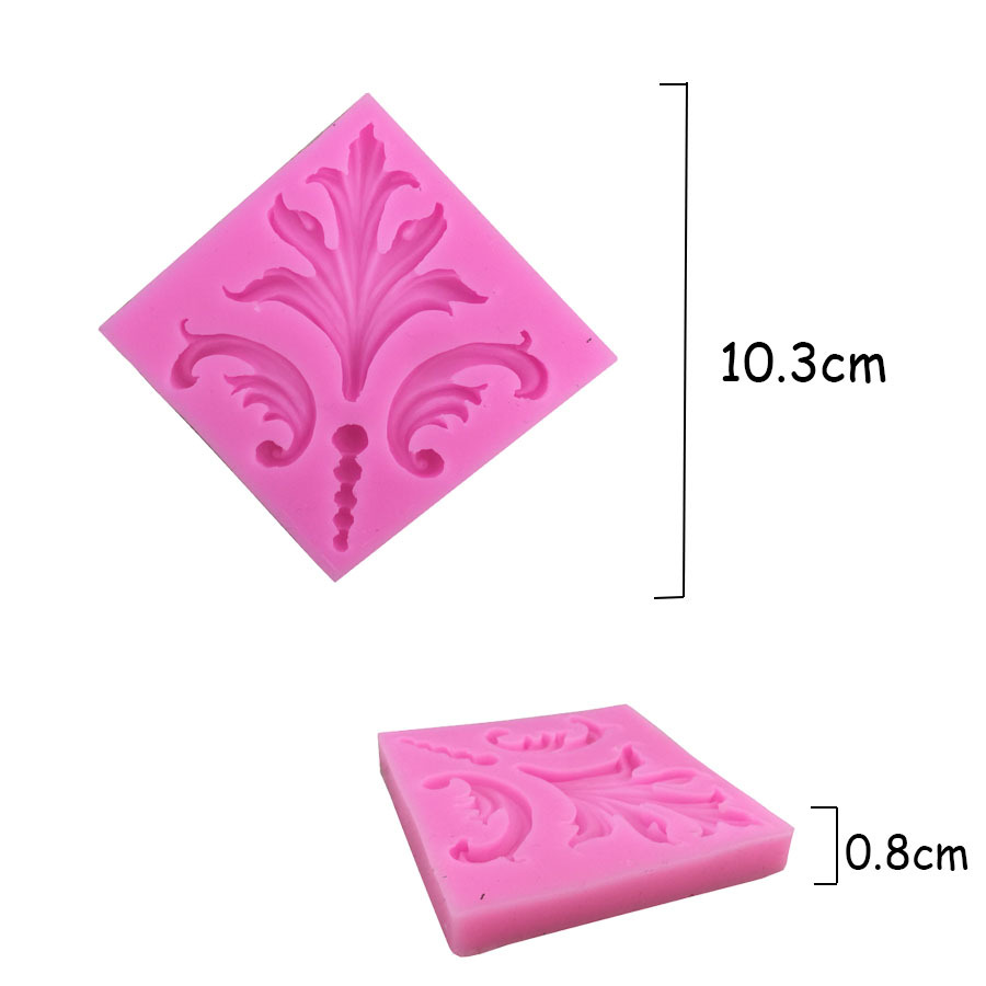 4 silicone DIY Tiananmen chạm nổi hoa văn trang trí fondant silicone khuôn mềm chất lỏng gốm thủ công vải xà phòng các loại khuôn làm bánh