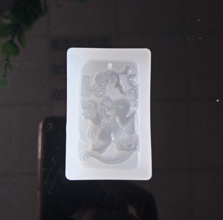 Silicone Khuôn DIY Handmade Crystal Epoxy Chất liệu Tượng Phật Guanyin Long Life Cent trăm Mặt dây Gương khuôn bánh trung thu rau câu