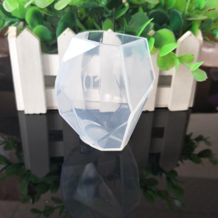 3 khuôn silicon Tự làm pha lê phụ kiện epoxy đồ trang trí Khuôn Epoxy Gương - Tự làm khuôn nướng khuôn kem