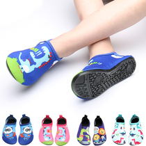 Childrens beach shoes and socks boys and girls diving snorkeling swimming shoes non-slip anti-cut water park quick-drying rafting shoes