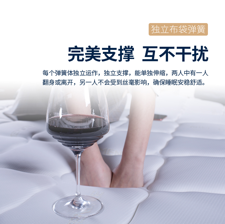 Nệm làm sạch tự nhiên Dream Clean 1.5m1.8 × 2.0 mét Simmons Mềm và cứng Sử dụng kép lò xo đôi độc lập - Nệm đệm nước