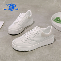 Global 2021 Autumn New Joker Foundation Hong Kong style small white shoes womens shoes leisure students flat shoes trend