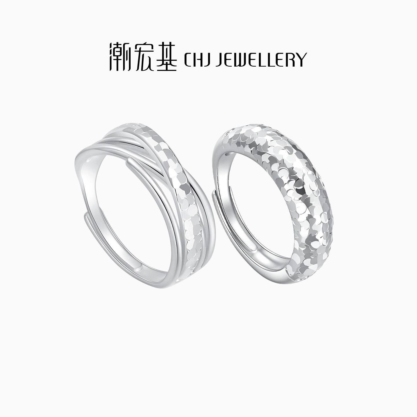 Chao Acer Royal Style Dolphin Back Silver Ring S925 Silver Loach Back Crushed Ice Exploding Women's Ring Shows Big Life as a Gift