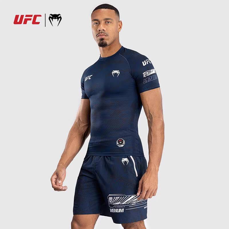 Venom Ufc Fighting Adult Men's Short-Sleeved Tights Sports Boxing Fitness Training Running Tops Muay Thai Shorts Venom Ufc Fighting Adult Men's Short-Sleeved Tights Sports Boxing Fitness Training Running Tops Muay Thai Shorts
