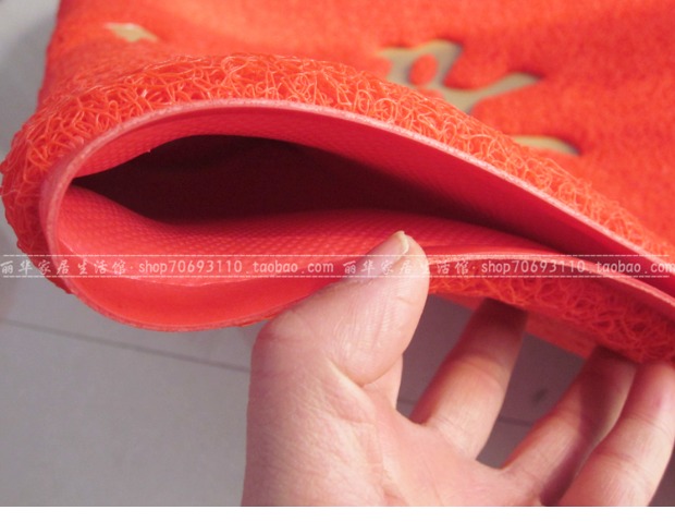 Tùy chỉnh thảm đỏ cửa nhựa thảm PVC sàn mat cửa mat mat cửa mat thảm chống trượt mat thảm dây thảm trải sàn văn phòng