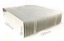 Aluminium profile radiators 130 * 38-130mm High power radiating fins CPU cooling fins LED fan cooling fins