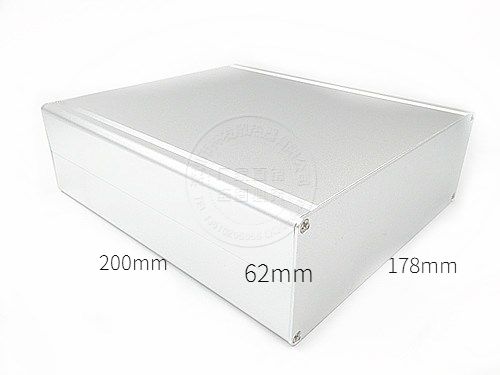 Host shell aluminium shell High power heat dissipation shell 178 * 62-200 aluminium housing aluminium extruded material