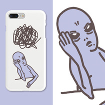 PAPAPA makes alien spoof cold wind suitable for iphone11pro Apple xs max mobile phone case