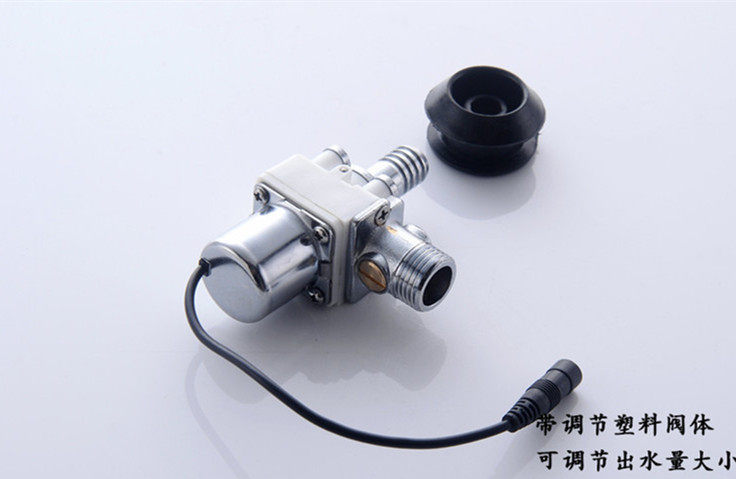 Induction urinal Ceramic integrated urinal flushometer Fully automatic flusher AC dc