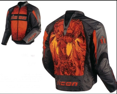 Classic ICON 7th seal motorcycle racing coat four seasons cycling clothes can be removed