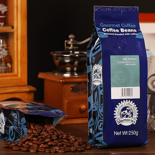 忆豆 Итальянский вкус специально сочетается с кофейными зернами Свежий обжарительный фирменный шоколадный какао остаточный аромат 250 г