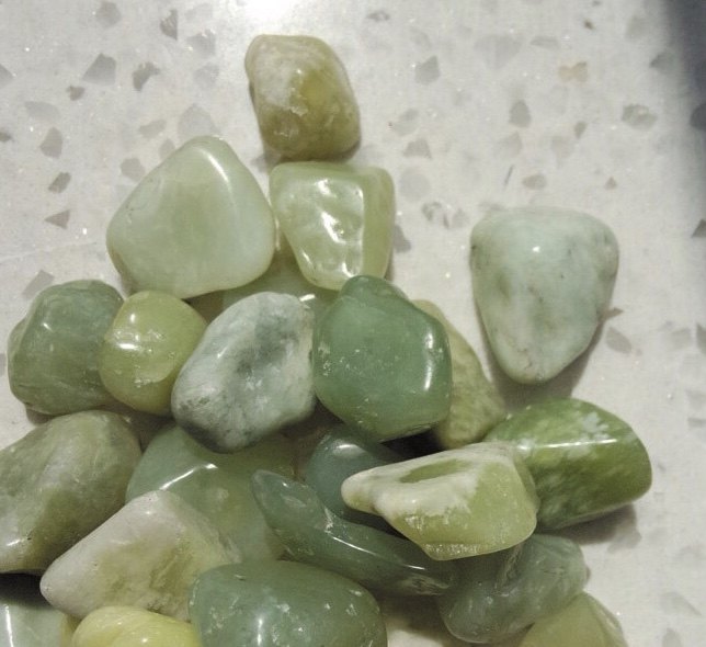 Sweat steaming room Jade granule rock bath jade pebbles Sweat steaming room Jade Xiuyu stone