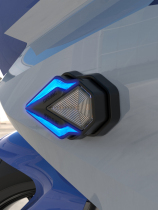 Turn signal modified electric car lighting accessories external bright warning light motorcycle 125 universal LED daytime running light