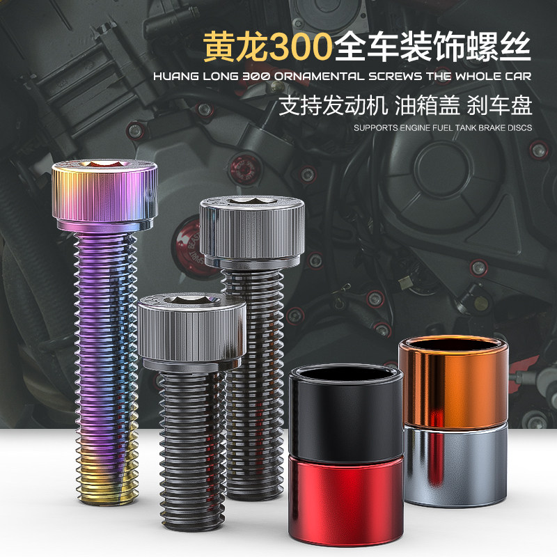 Benary Sapperon BJ300GS motorcycle screw accessories modified creative body screws complete