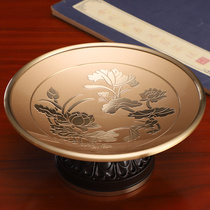 Yuantong Buddha supplies Daquan for the plate Fruit plate for the Buddha Buddha table for the fruit plate Tribute plate Household tribute fruit for the fasting plate