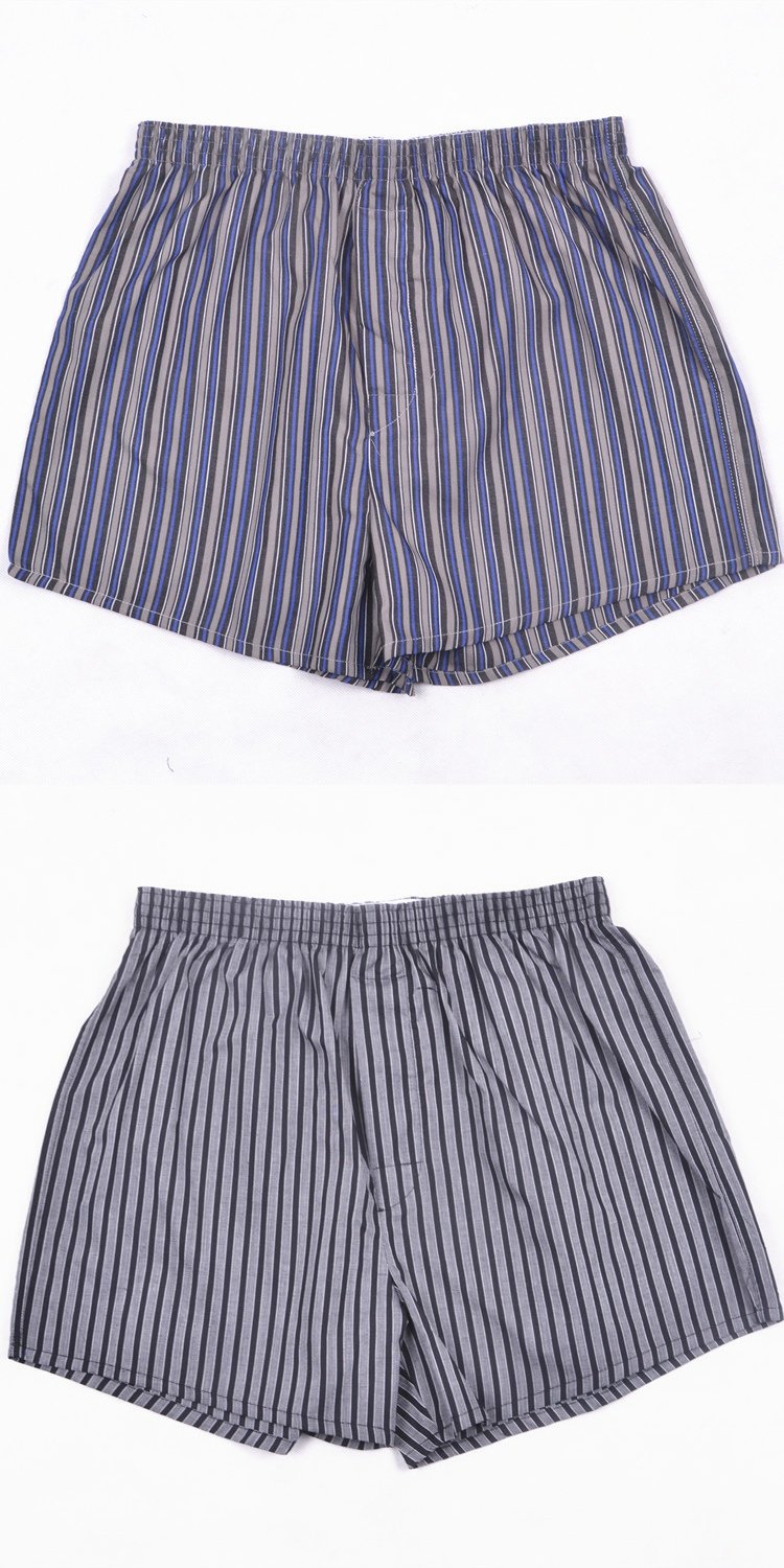 Một chiếc quần Luo nam cotton boxer tóm tắt thủy triều mã lớn bốn góc nhà quần ngắn quần lót nam sexy