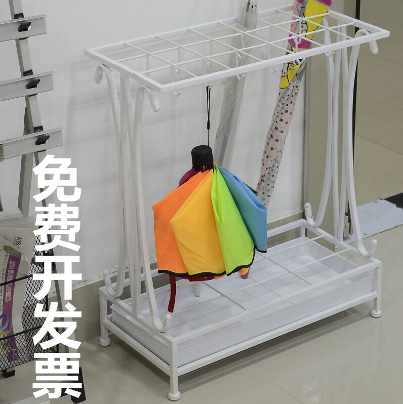 简约雨伞架收纳架|酒店大堂铁艺放伞置物架推荐-家用雨伞架-淘宝百科网