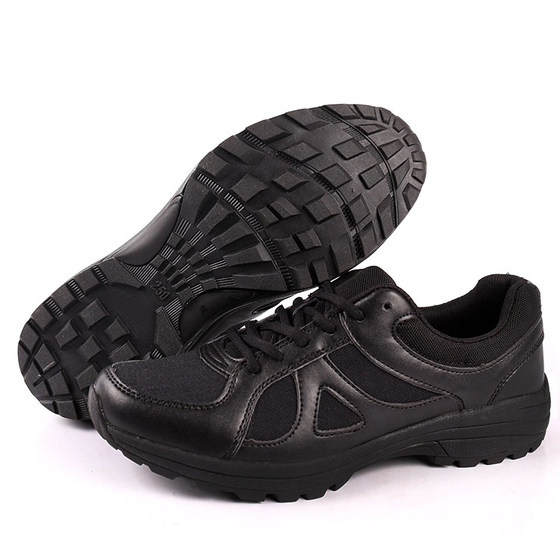 Jihua 3544 new training shoes men's breathable and wear-resistant running shoes black ultra-light training shoes fire rubber shoes liberation shoes