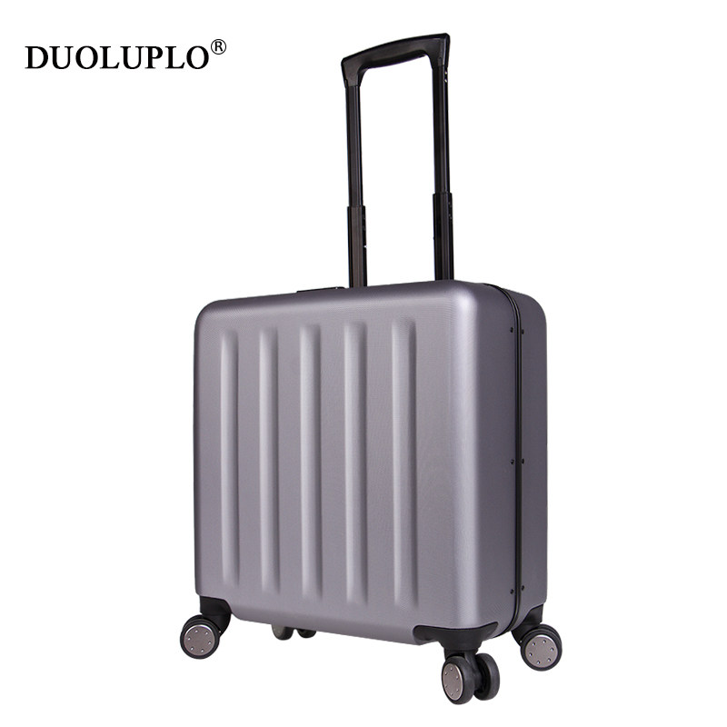 Aluminum frame boarding case 18 inch password light trolley case male and female mini small case universal wheel small suitcase Korean version
