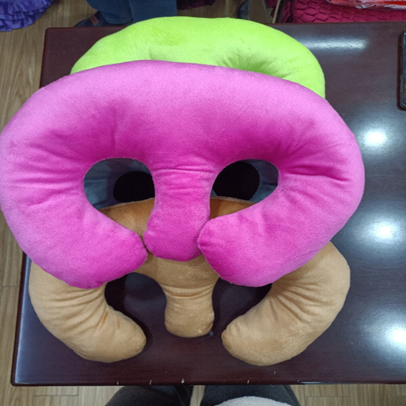 Single product ultra-soft chest pillow massage pillow and wash cotton cotton cosmetic cupboard beauty massage u pillow