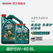 Official Authentic Castrol Castrol Magnetic Protection Full Synthetic Automotive Oil Engine Lubricant 5W-40 6L