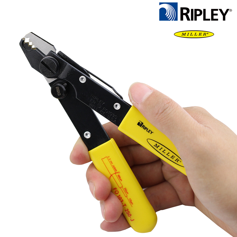 Original Imported American Miller Double-mouth Fiber Exfoliating pliers FO103S-T-250-J Three-mouth Miller stripping pliers-Taobao