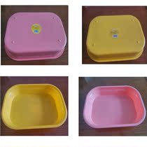 OMilan Children Trig Five-G Round Square Children Dinner Plate Yellow Pink Bottom Shell Liner Original Factory Accessories