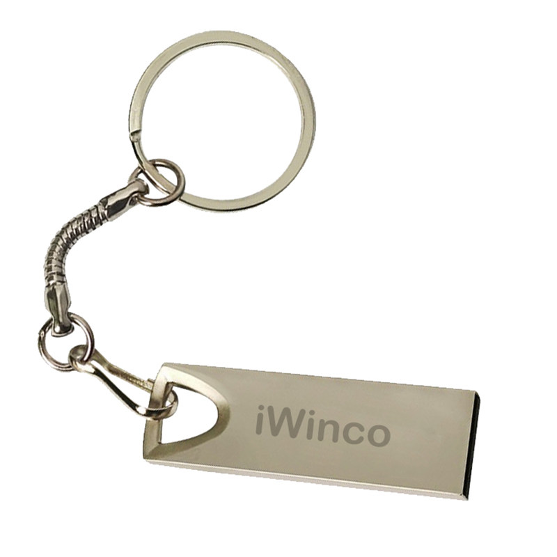 Creative Exhibitions Business Gifts 32G Triangle Mini U Pan Metal Laser Lettering USB with Body Customize LOGO