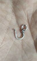 Prayer wheel longevity flag origin accessories sterling silver diamond hook one centimeter size