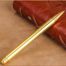 Qiang Yao nostalgic retro metal brass pen signature pen Business high-grade metal free lettering